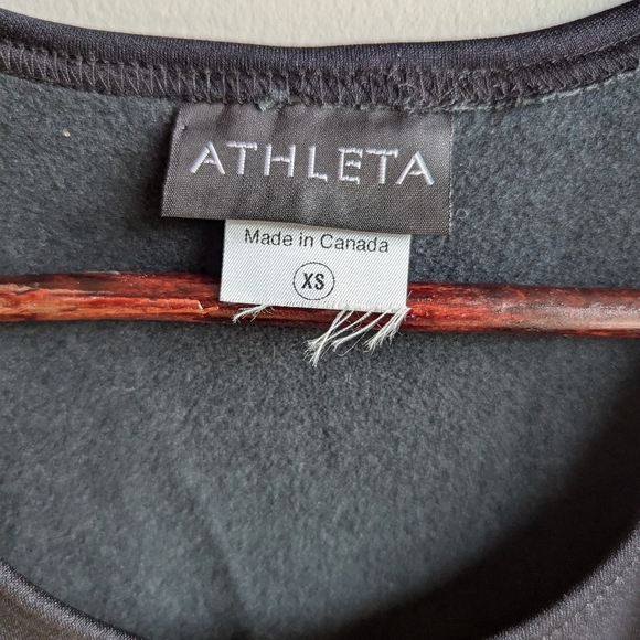 Athleta Athletic Mini Dress Women's Size XS Tennis/Golf Black Made in Canada - Picture 3 of 10